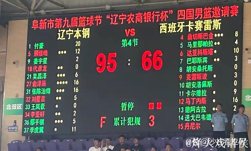 五人得分上双 辽宁本钢客场取胜